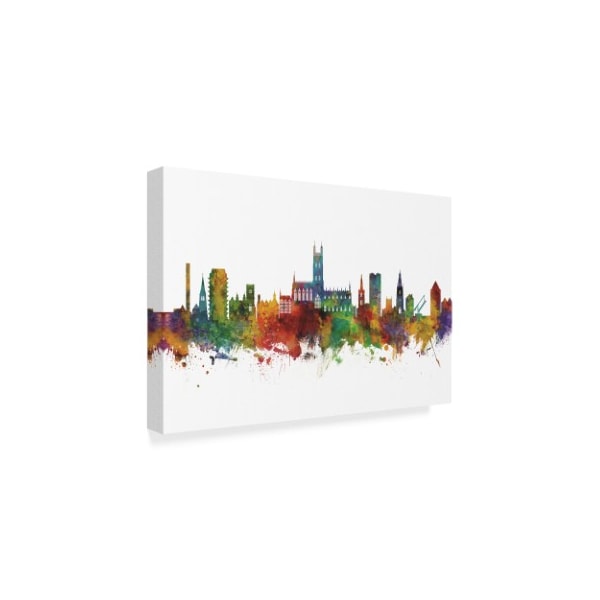 Michael Tompsett 'Gloucester England Skyline Ii' Canvas Art,30x47